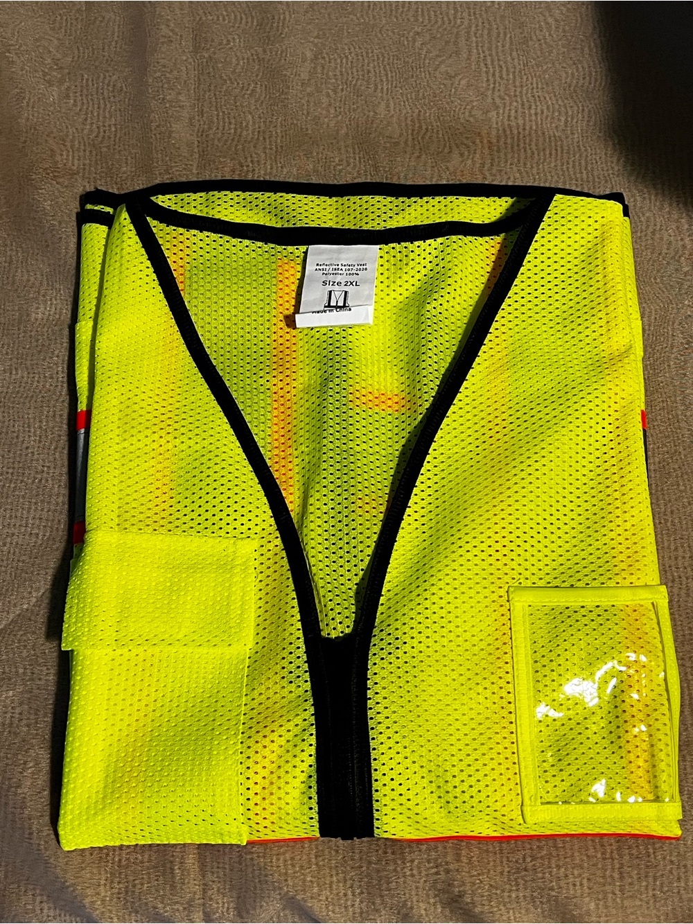 High-Visibility Safety Vest - Neon Yellow
